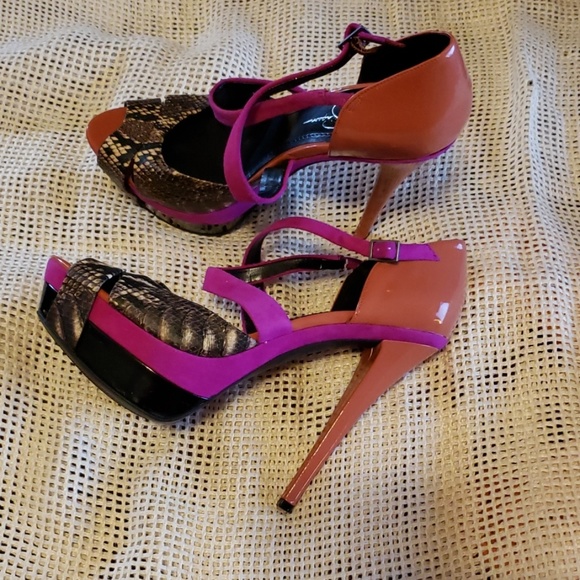 Jessica SIMPSON summer platform stilettos - Picture 3 of 6